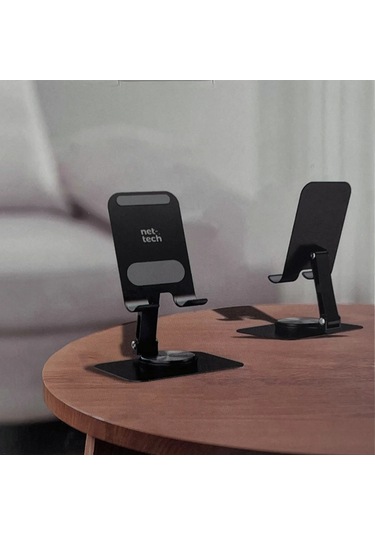 Nettech Nt-010 Metal Telefon Stand Siyah Siyah