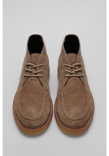 Lufian Gary Erkek Deri Bot Deve Tüyü Deve Tüyü 112230212100440 Deve Tüyü