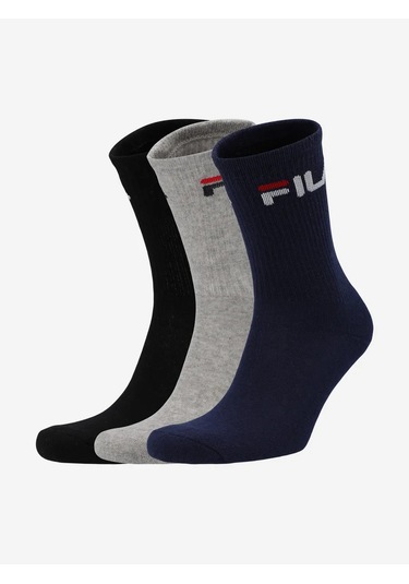 Fıla Yüksek Çoraplar, 3 Çift 151855529 Siyah