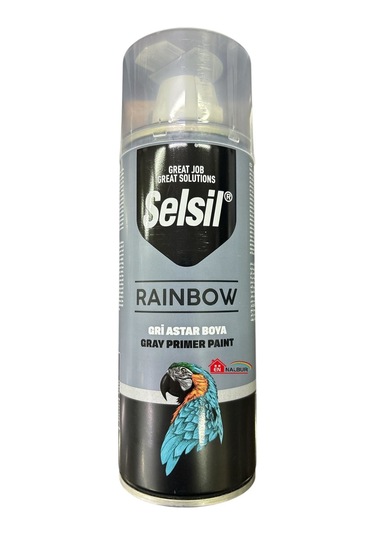 Selsil Rainbow Akrilik Sprey Astar 7042 Gri