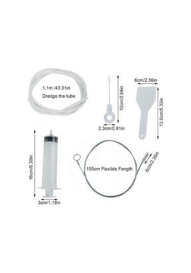 Novahub Toksik Olmayan Araba Drenaj Araştırması Naylon + Paslanmaz Çelik Parçalar Yüksek Kalite
