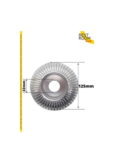 Best Room Ahşap İçin Taşlama Diski, Avize Taşlama Makinesi İçin Aşındırıcı Disk 125x22mm 151435909