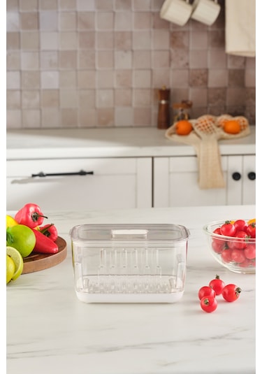 Karaca Citrina Saklama Kabı Beyaz Small 900 Ml Beyaz
