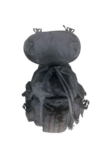 Kaliteli Tek Gözlü Vintage Disayn Unisex Sırt Günlük Okul Gezi Kamp Trekking Çantası Kc Ahtapot Bag Koyu Gri