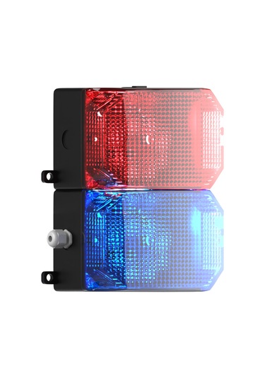 Mesan Ms 218.1.2.110-220vac 2 Kat Küp Led Multifonksiyon İkaz Lamba