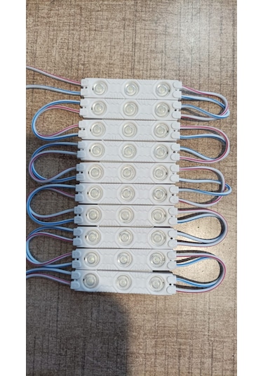 10 Adet 1.5 W Mercekli Modül Led Beyaz Işık