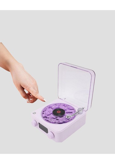 Retro Pikap Hoparlör Bluetooth Aux Usb Type-c Projektörlü 360 Se