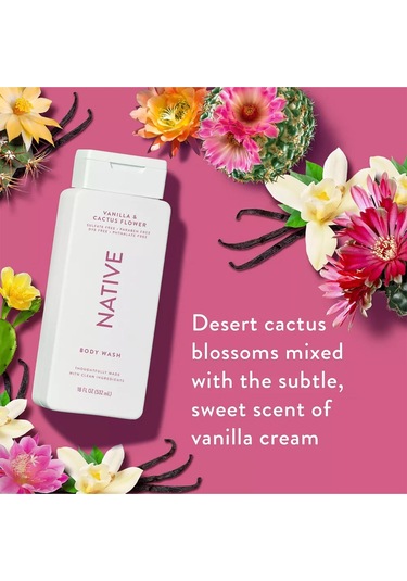 Native Vanilla & Cactus Flower Duş Jeli 532ml Diğer