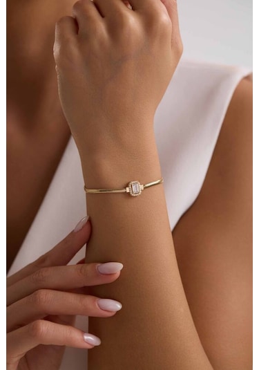 Altın Balık Sırtı Baget Set Kolye, Bileklik T13988