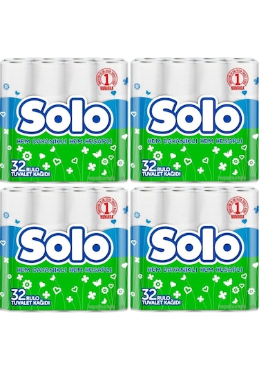 Solo Tuvalet Kağıdı 4 x 32 Rulo