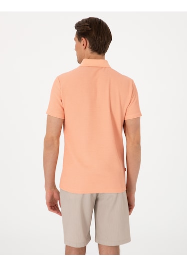 Pierre Cardin Erkek Somon Tişört 50310202-vr047 Somon