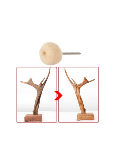 Tenfowee 2.35mm Elektrikli Taşlama Aleti Fırçaları - Yumuşak Yün, Çelik Teli Ve Parlak Cila Tabanlı - Burr, Pas Ve Oxidasyon Kaldırıcı - 10 Adet Set