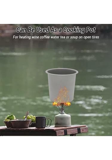 Mufunye Metal Kamp Bardakları, 220ml, Hafif Ve Taşınabilir Çok Renkli