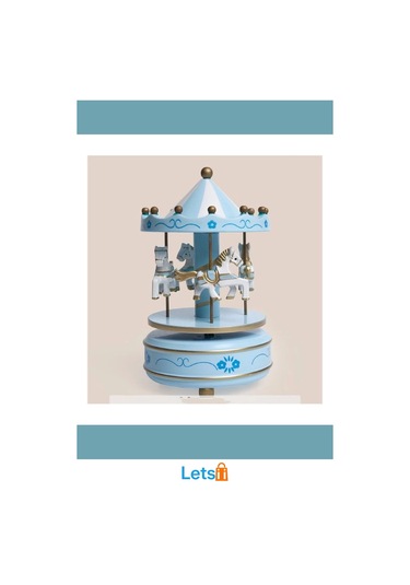 Renkli Atlı Karınca Müzik Kutusu Şık Dekoratif Hediye