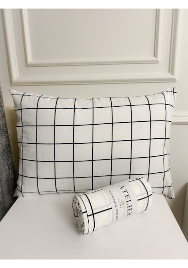 Çift Kişilik Ranforce Lastikli Çarşaf + 2 Adet Yastık Kılıfı