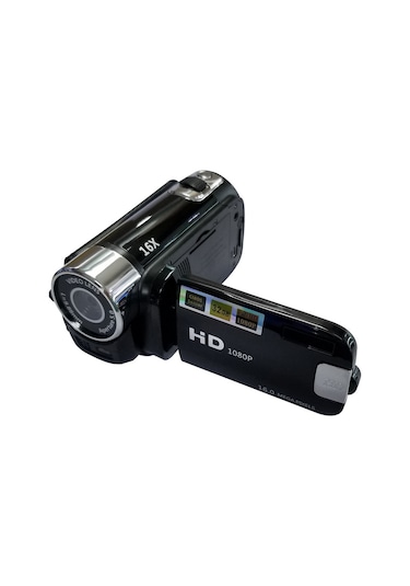 Lemestar Siyah Avrupa Standartlı D100 Dijital Kameralar, 16mp Hd Video Kaydı, Taşınabilir Hediyelik Dv, Kolay Kullanım Çok Renkli