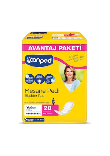 Canped Mesane Pedi Avantaj Paketi Yoğun Büyük Boy L 20'Li