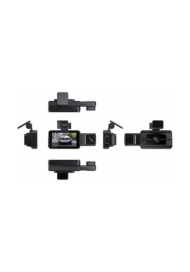 Samdoo G60 Üç Lensli 1080p Gece Görüşlü Wifi Araç Kamerası - Ön, İç, Arka Kayıt Ve İzleme