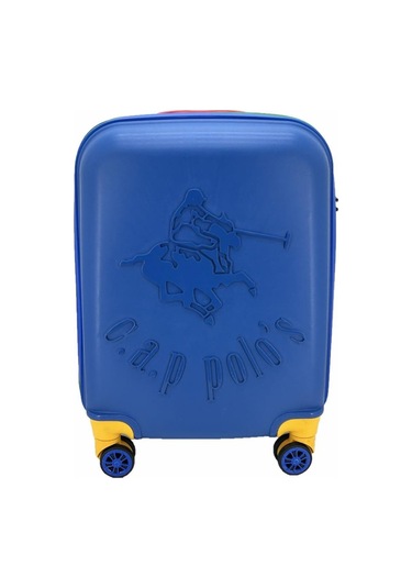 Cap Polo's Polipropilen Orta Boy Valiz Mavi