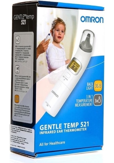 Omron Gentle Temp 521, 3'ü 1 Arada Kulaktan Ateş Ölçer
