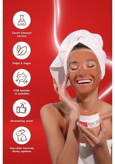 Baga Kırmızı Kil Maskesi