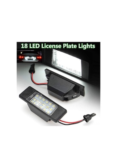 Shineyee Nissan Qashqai İçin 18 Led Plaka Aydınlatma Lambası - Kolay Montaj, Parlak Işık