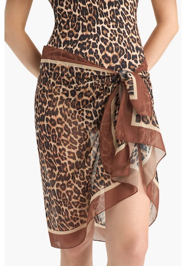 Defacto Regular Fit Leopar Desenli Şifon Pareo-fall İn Love E8218ax25hsbn563 Kahve Kahverengi Defacto Regular Fit Leopar Desenli Şifon Pareo-fall İn Love E8218ax25hsbn563 Kahve Kahverengi