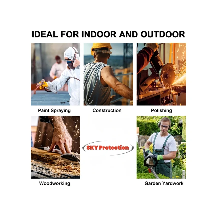 Willowhaven Anti Sisli Mavi Çok Amaçlı Koruyucu Gözlük Toz Boya Kaynak