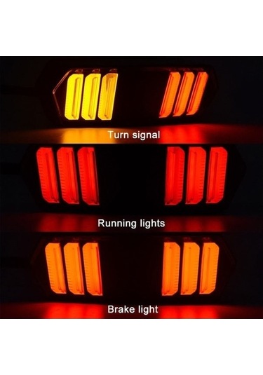 Pazly Honda Msx125 İçin Led Arka Stop Lambası Sinyal Işığı Modifiye Takım
