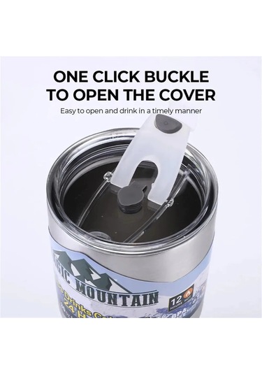 30oz Buz Bar Bardağı Yaz Kahve Fincanı Araba Su Bardağı 304 Paslanmaz Çelik Yalıtım Soğuk Tutmak Fincan Taşınabilir Çift Bardak Gümüş Diğer