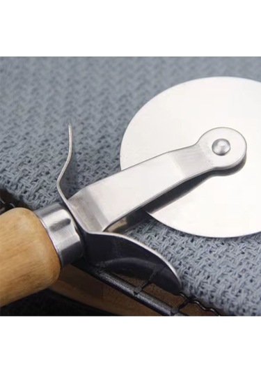 Büro Ev Ofis Mutfağı İçin Ahşap Saplı Pizza Kesme Bıçağı Diğer