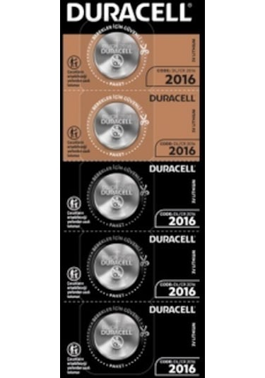 Duracell 2016 Para Pili 5li Kart 5224