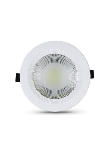 Pamir 10W Cob Led Sıva Altı Armatür 6500K (Beyaz Işık) Beyaz