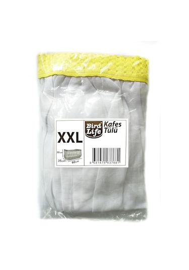 Büyük Boy Xxl Kuş Kafes Tülü 60 X 35 X 30 Cm - Renk Sarı