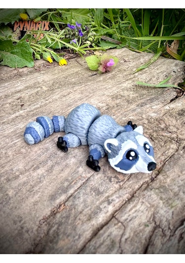 Rakun Oyuncak 3d Hareketli Yeni Nesil Organik Vip Model Orta Boy