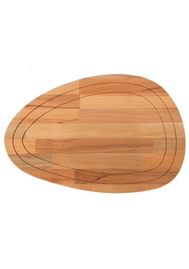 Sweet Naturel Renk Masif Doğal Ahşap Yan Sehpa Tekli Zigon Sehpa