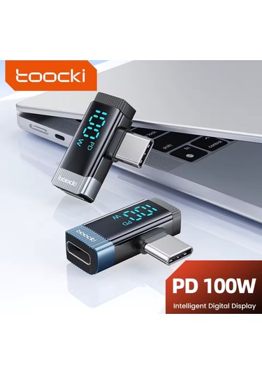 Toocki 100w Pd Type-c To Type-c Dönüştürücü Adaptör Telefon Macbo