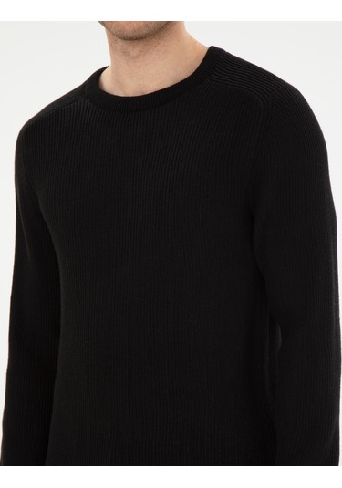 Pierre Cardin Erkek Siyah Kazak /triko 50297117-vr046 Siyah