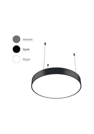 Yuvarlak Modern Led Avize Linear Davul Armatür Lineer