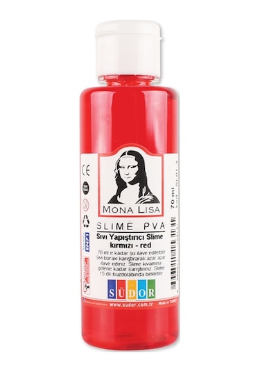Monalisa Sıvı Yapıştırıcı Slime 70 Ml Kırmızı Sl01-3