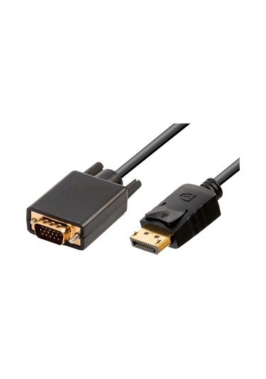 Mn319k Displayport To Vga/1.8m Pc, Monitör, Tv Ve Projeksiyon Bağlantısı-displayport Vga Kablo 1.8 Metre