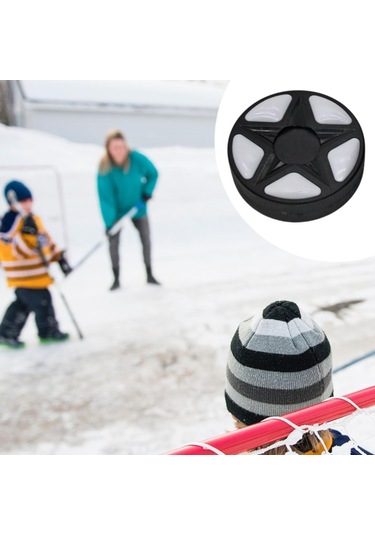 Homyl Buz Hokeyi Topu Açık Hava Yedek Oyun Sporları Siyah Siyah