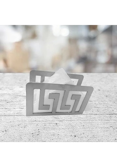 Glare Peçetelik Paslanmaz Çelik Motif Çok Renkli