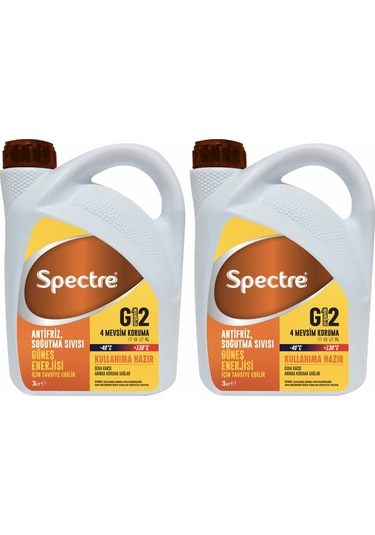 Spectre Güneş Enerjisi Antifrizi 3 Litre 2 Adet