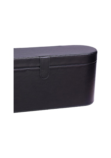 Suntek Magideal Pu Deri Saç Kurutma Makinesi Saklama Kutusu Hd01 Siyah