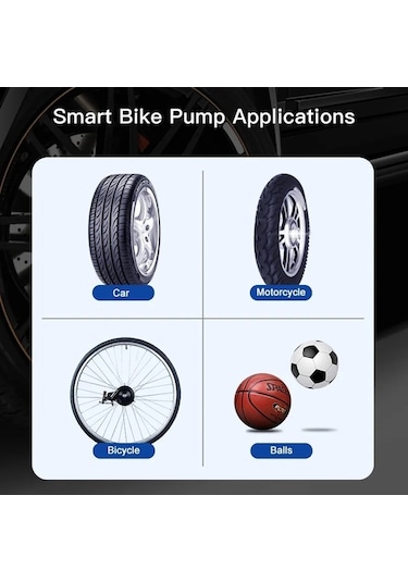Novahub Yeni Taşınabilir Tahrikli Şarj Pompası Pompası Pompası Mini Mini Lastik Kendinden Kablosuz Hava Elektrikli El Ekran Dijital Araba Oo