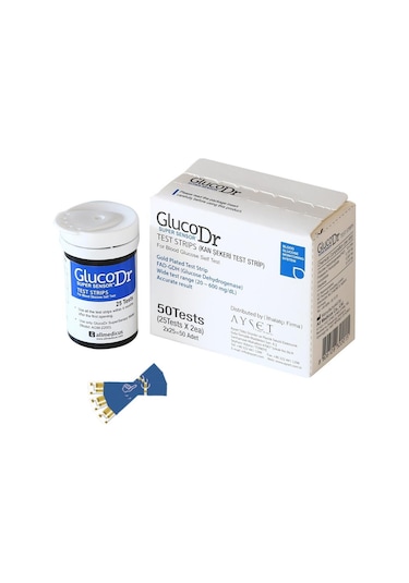 Gluco Dr Şeker Ölçüm Çubuğu Strip 50 Adet