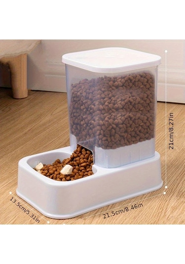 Honeybeeshop Light Blue Su Ve Mama Kabı Plastik Evcil Hayvan Kaseleri Seti Kedi Ve Köpekler İçin Dayanıklı