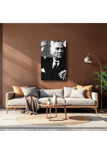 M. Kemal Atatürk - Cam Tablo - Deg0290