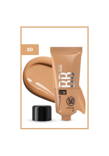 Fit Me Nude Cilt Bakımı Etkili Nemlendirici Spf50 Bb Krem - 50 3600531712808-10784